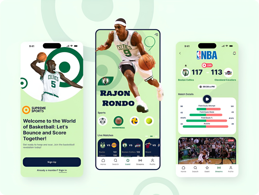 Basketball betting app development